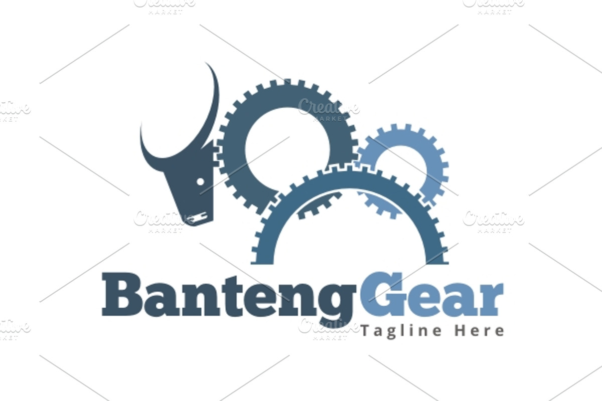 BantengGear Logo, a Branding & Logo Template by mocha7 (Photo 1 of 4)