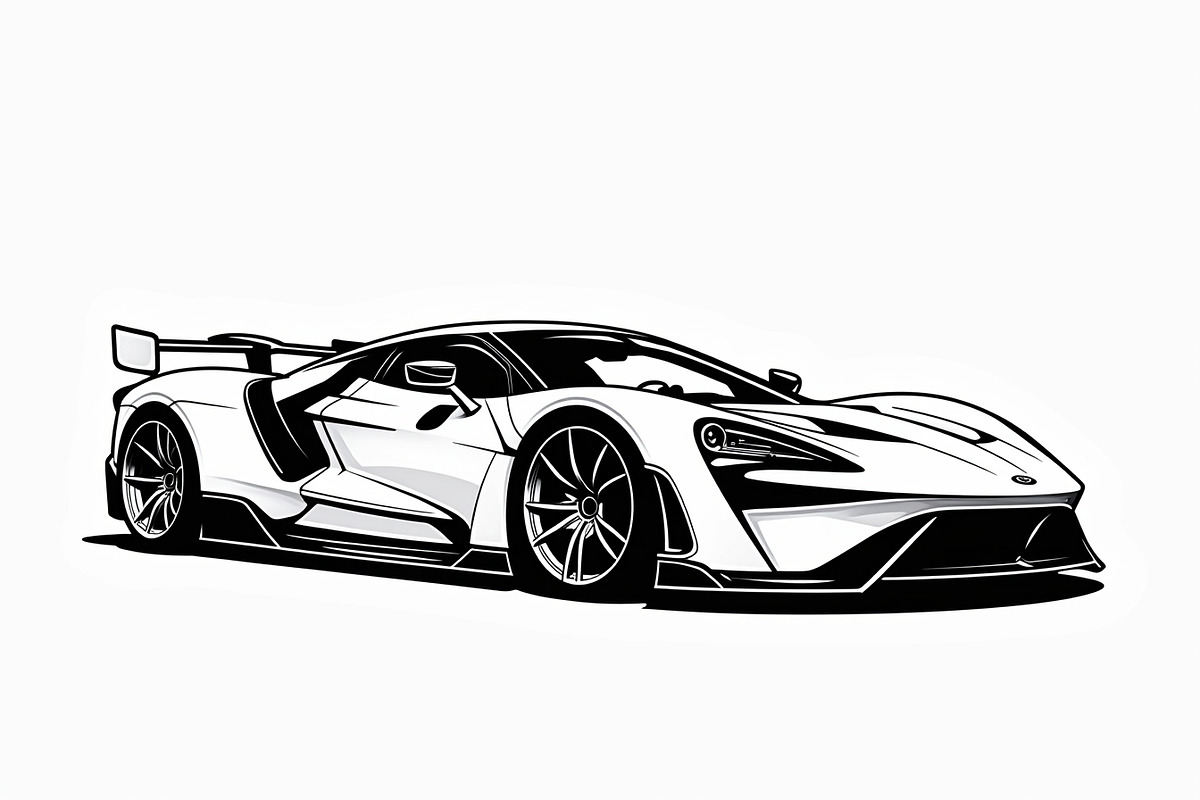 Supercar Silhouette Bundle, an Illustration by Designs_River (Photo 9 of 9)