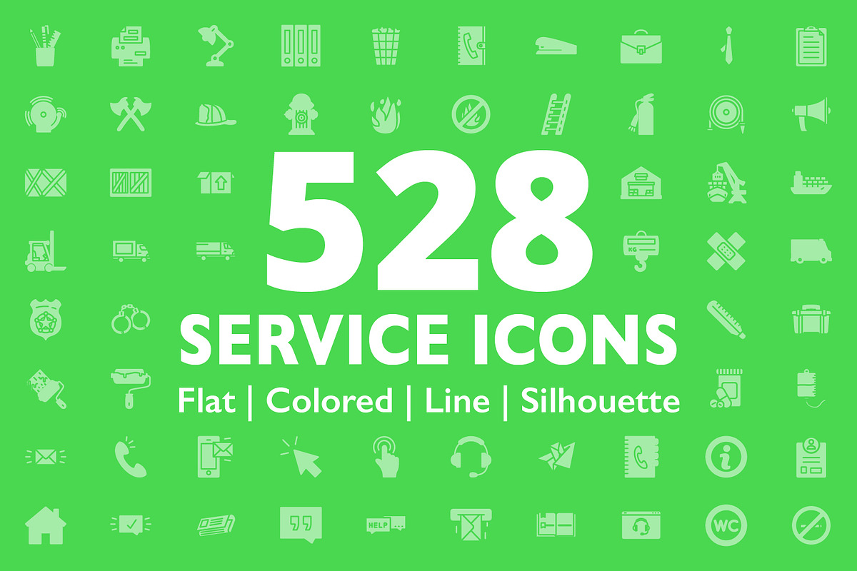 528 Service Icons, a Solid Icon by Maxim Cherednichenko (Photo 1 of 7)