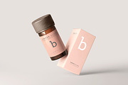 Amber Glass Bottle Mockup, a Cups & Container Mockup by pmvch (Thumbnail 9 of 20)