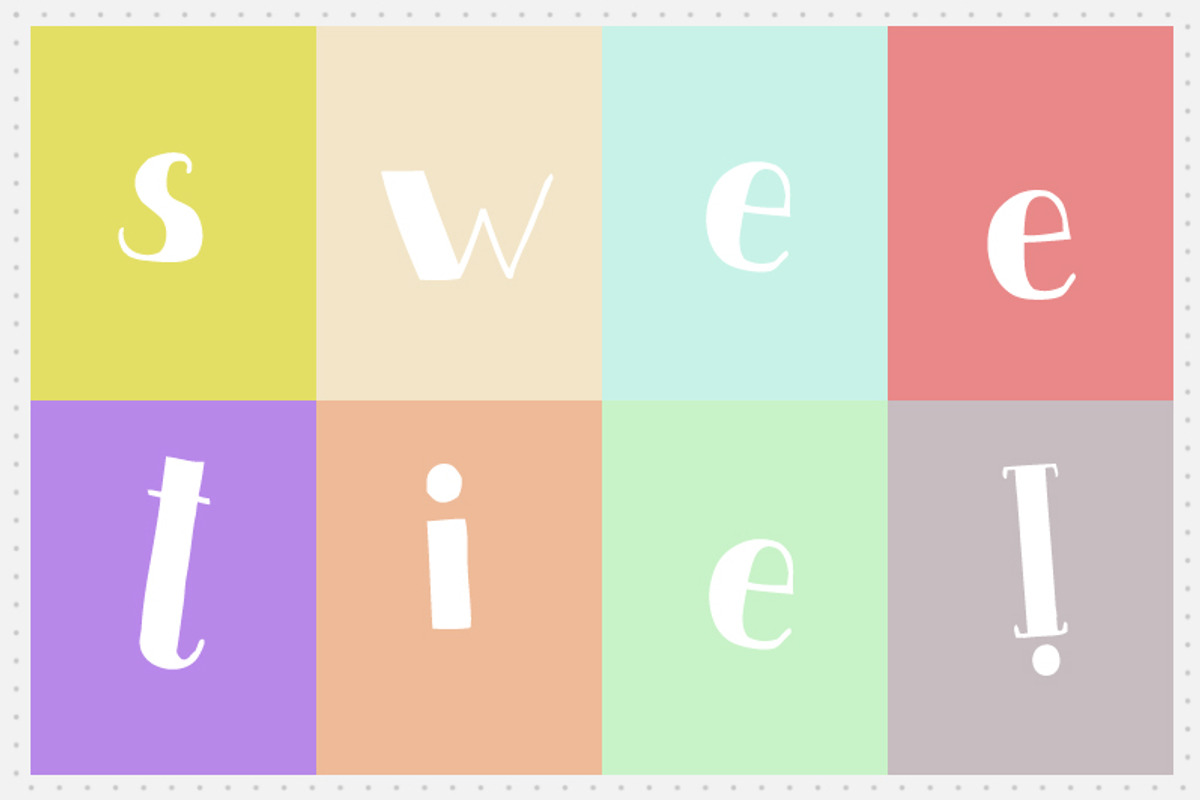 Mitty Hand-drawn Font preview 3