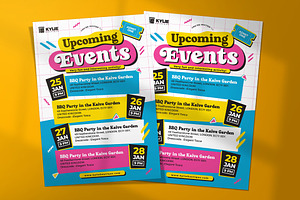 Upcoming Event Flyer, a Flyer Template by Aarley Kaiven