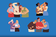 Laughing People Illustration Set, a Person Illustration by studiogstock (Thumbnail 2 of 3)