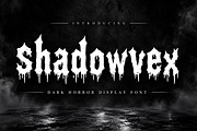 Shadowvex — Dark Horror Display Font, a Blackletter Font by Wow Magic (Thumbnail 1 of 4)