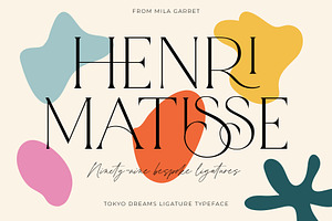 Tokyo Dreams Display Ligature Serif