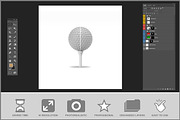 Golf Ball and Tee Set Mockup PSD, an Advertising Mockup by Bruno's Shop (Thumbnail 3 of 5)