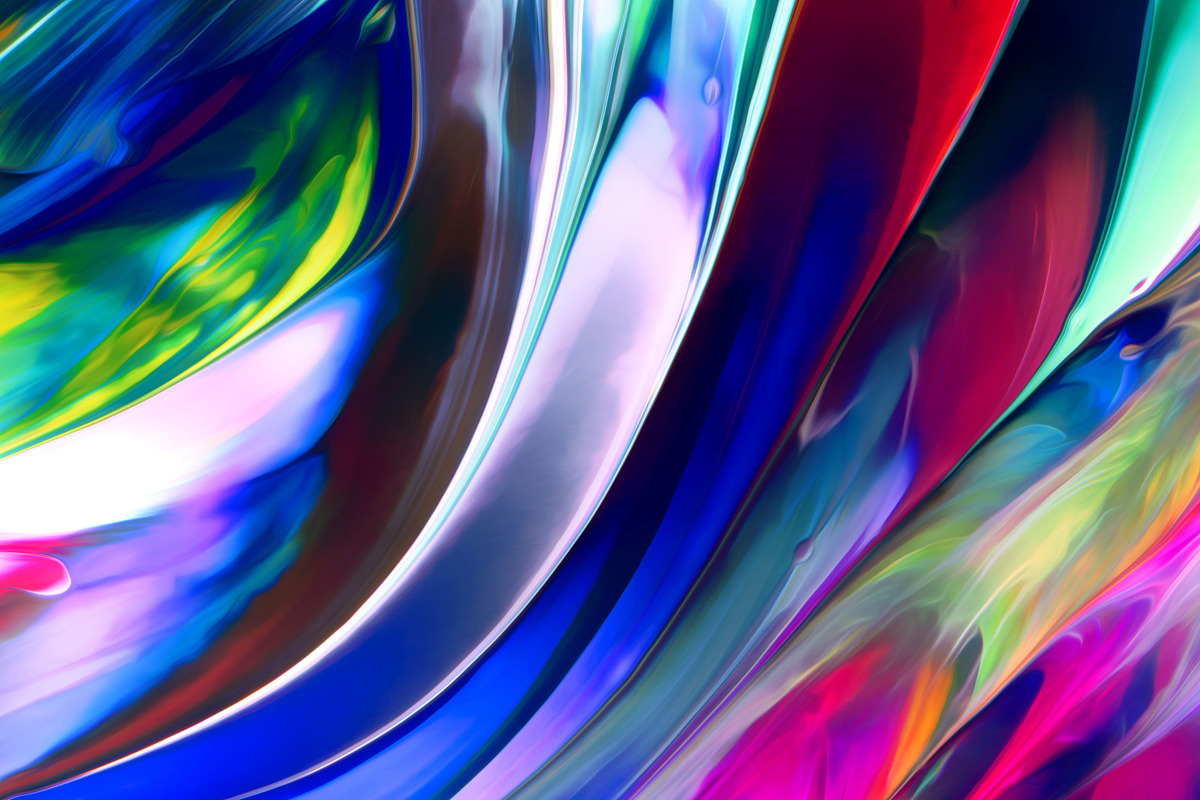 Flow, Vol. 3: 100 fluid paintings, a Texture Graphic by Chroma Supply