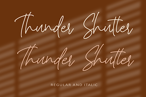 Thunder Shutter