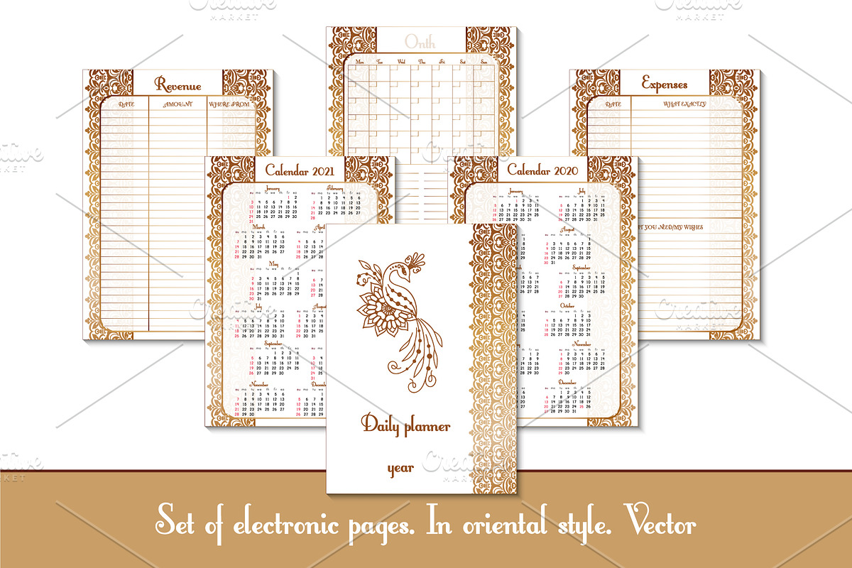 Pages for your daily planner, a Magazine Template by BEZIL-ART (Photo 1 of 4)