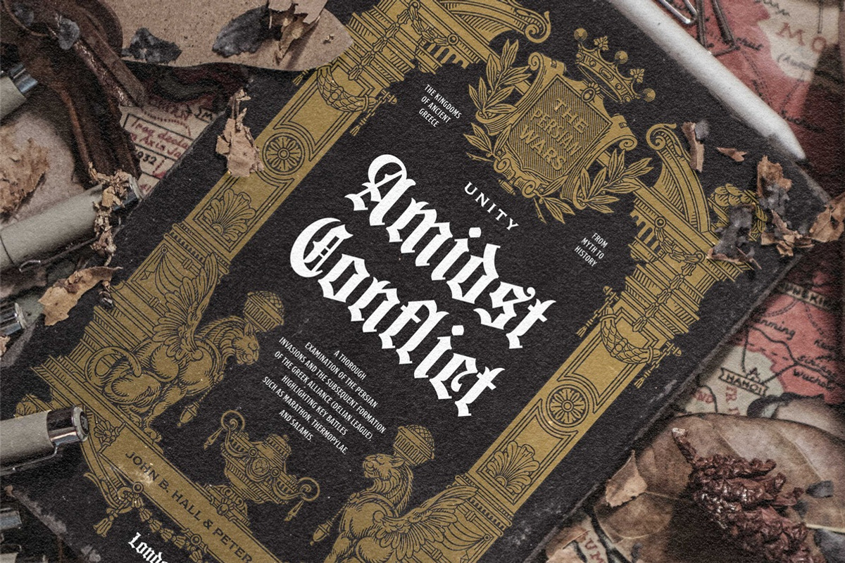 Arch Deco Graphic Bundle with Font, a Graphic by Novisouldado (Photo 4 of 6)