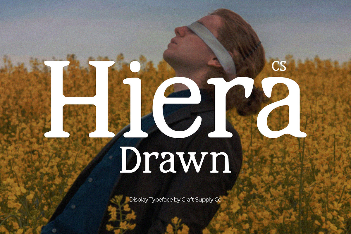 CS Hiera Drawn, a Serif Font by Craft Supply Co. (Photo 1 of 8)