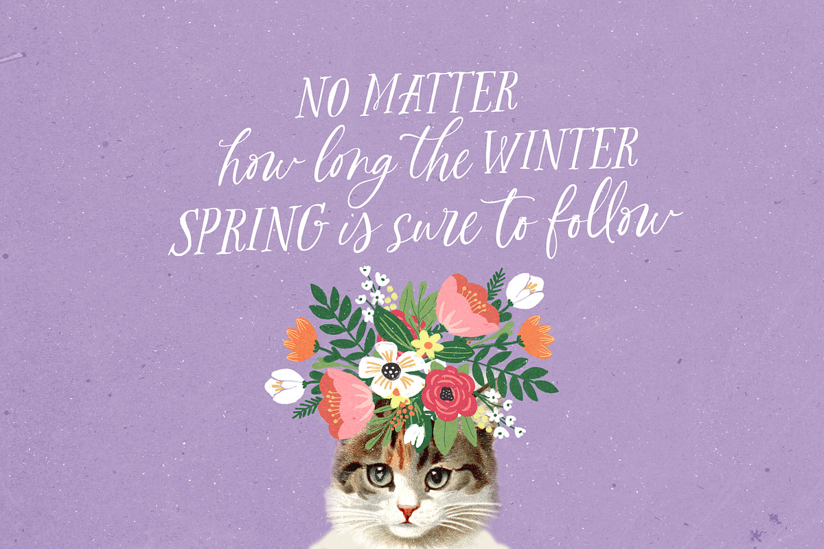The Blooming Lovely Font Duo, a Script Font by Nicky Laatz (Photo 23 of 28)