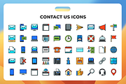 Contact Us Icons, a Duotone Icon by Wencory (Thumbnail 1 of 3)