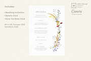 Vintage Floral Wedding Invite Bundle, an Invitation Template by Wedding Whippet (Thumbnail 5 of 10)
