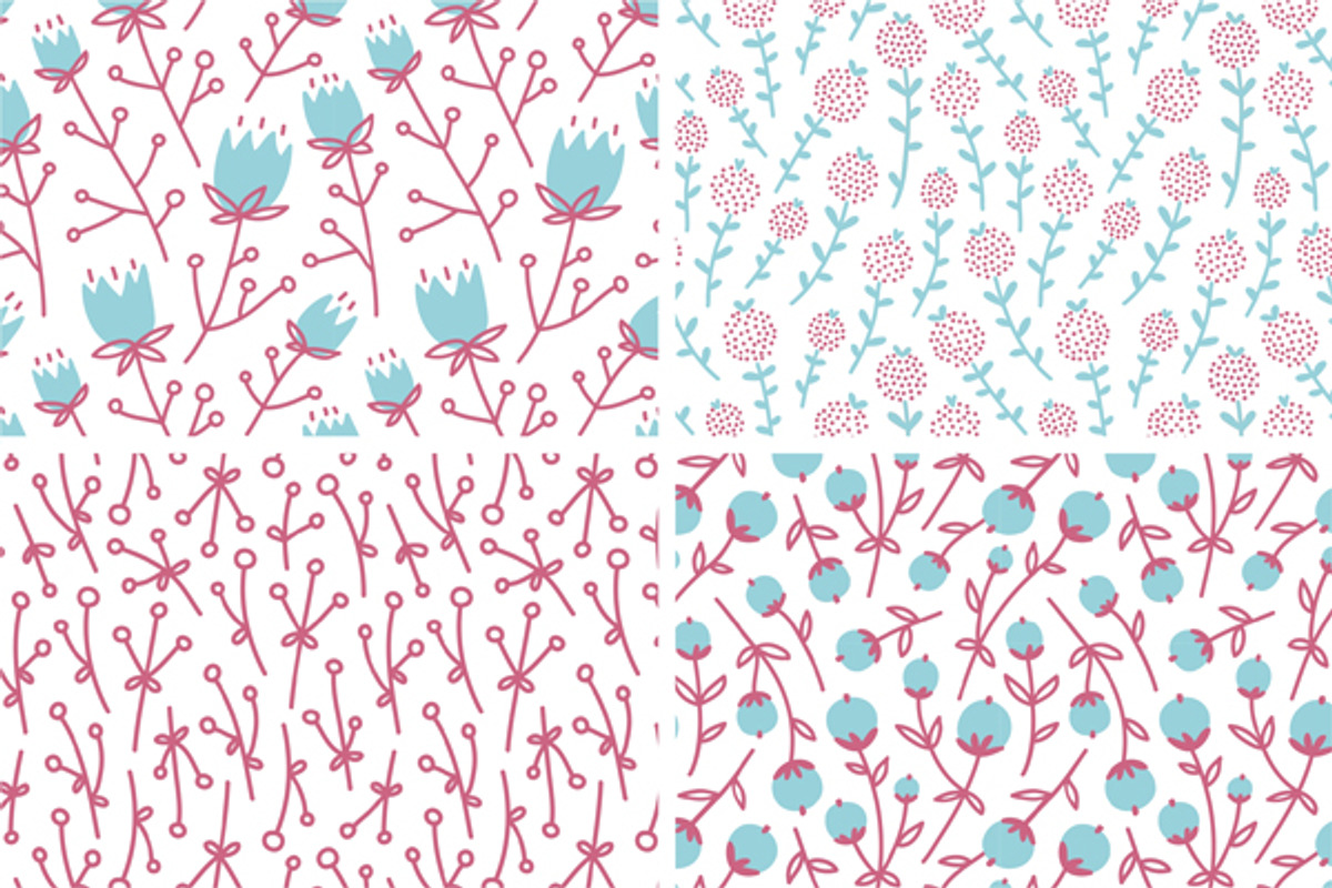 Floral Patterns Set 2 preview 2