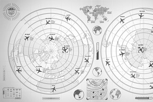 Detailed black military radar, a Technology Illustration by BestPics