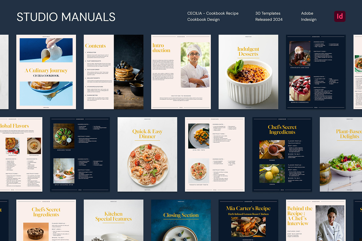 CECILIA - Cookbook Recipe, a Social Media Template by Studio Manuals (Photo 3 of 8)