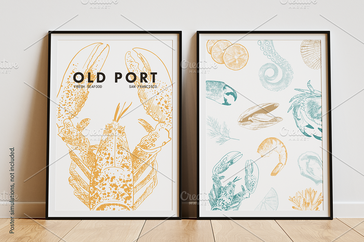 Seafood illustrations, a Food Illustration by Camille Natton (Photo 8 of 8)