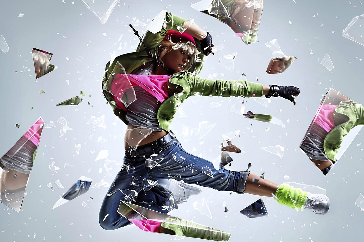 Broken Glass Photo Effect Bundle, an Action Add-On by Photoshop Action (Photo 13 of 25)