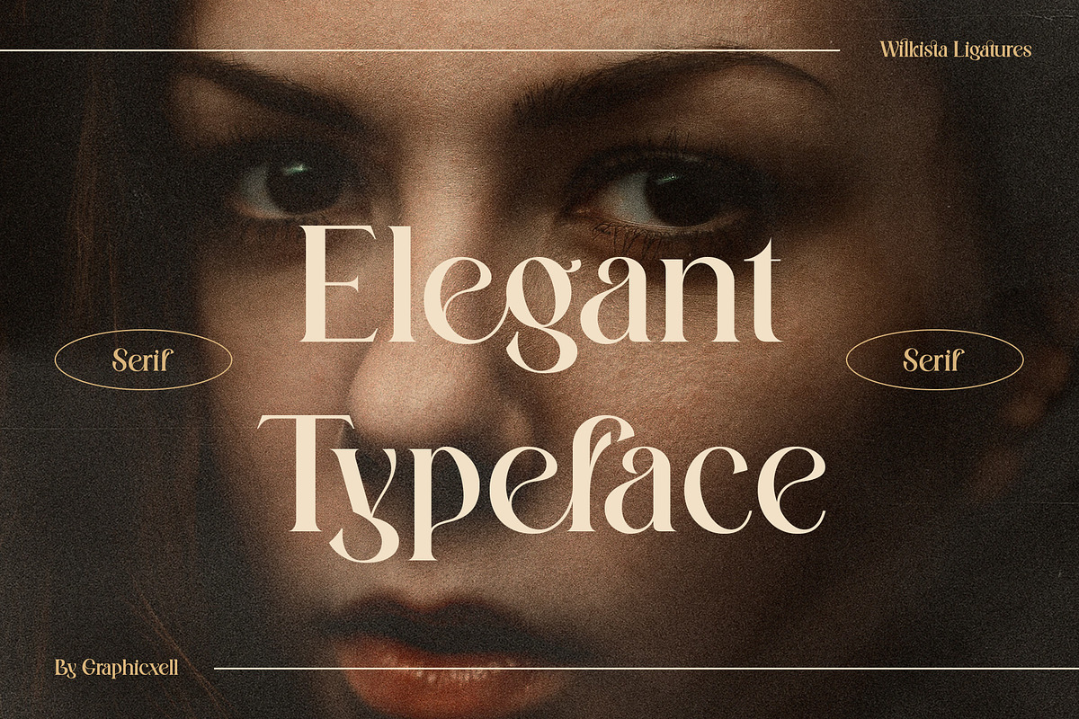 Wilkista - Ligature Typeface, a Serif Font by Graphicxell (Photo 8 of 18)