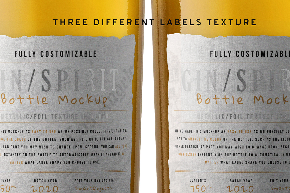 Gin/Spirit Bottle Mockup, a Product Mockup by HexenDesigns (Photo 6 of 14)