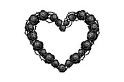 Floral Heart Wreath SVG Bundle, an Illustration by Gaye Art (Thumbnail 24 of 31)