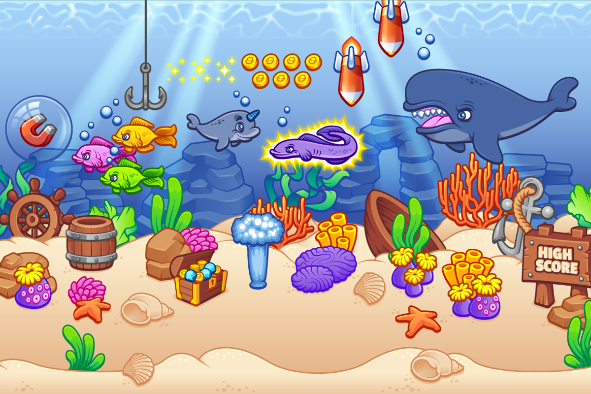 Endless Swimmer Game Maker, a Graphic by Vectricity Designs (Photo 5 of 9)