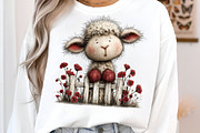 Cute spring lamb clipart, an Illustration by SinaCreation (Thumbnail 8 of 11)