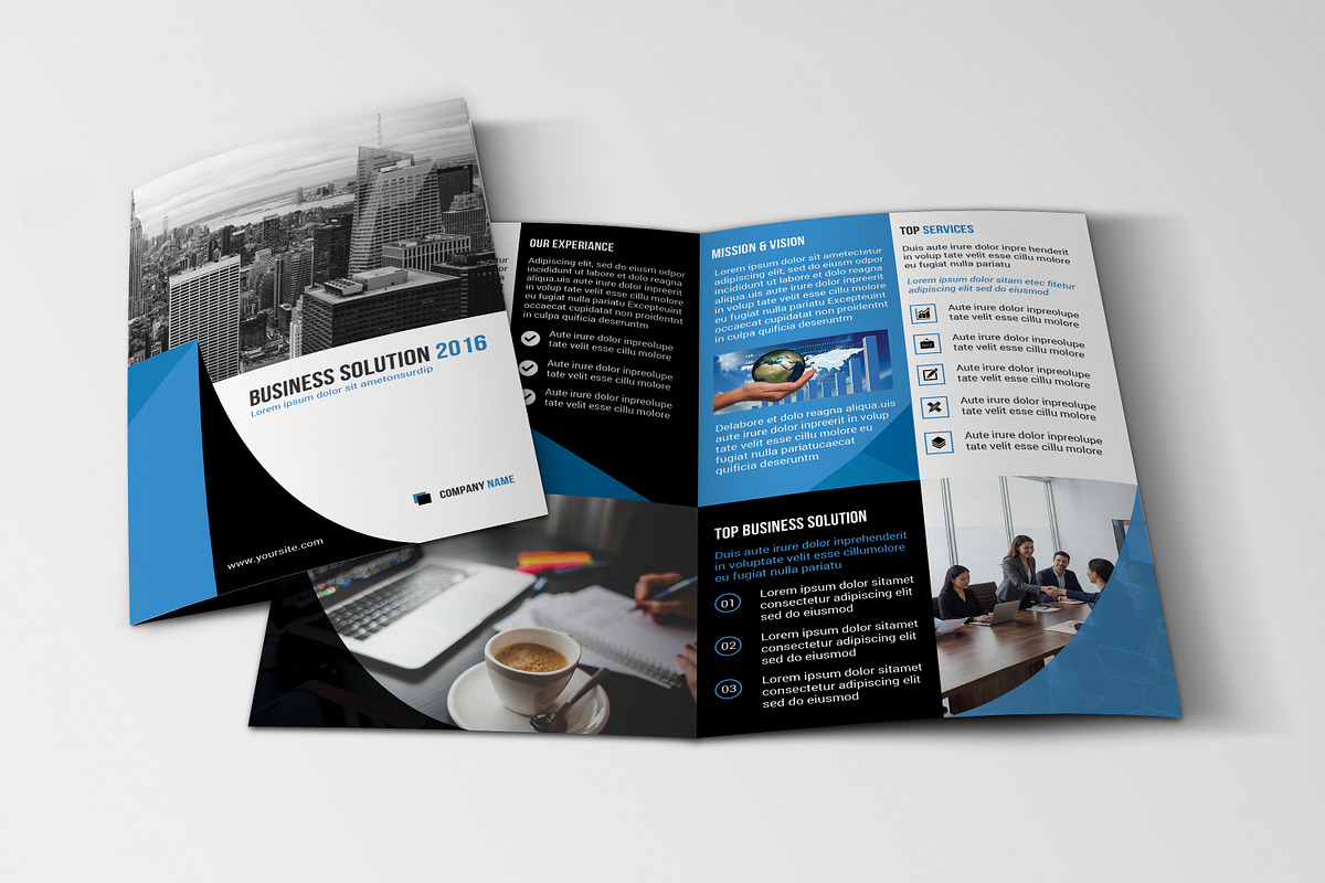 Corporate Brochure, a Brochure Template by retrographix (Photo 3 of 5)