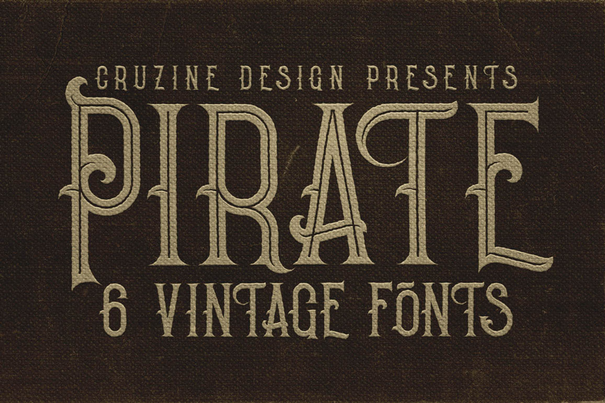 Pirate- Vintage Style Font preview 5