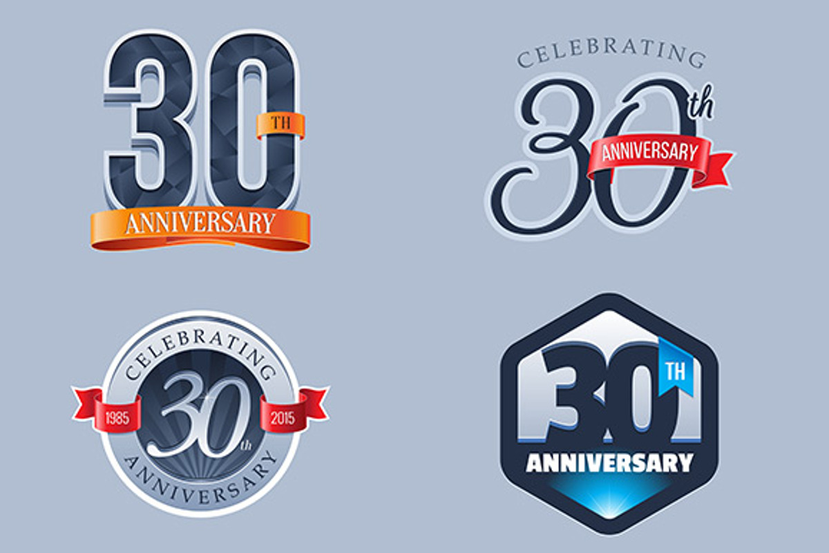 30th Anniversary Logo, an Illustration by Shurik76