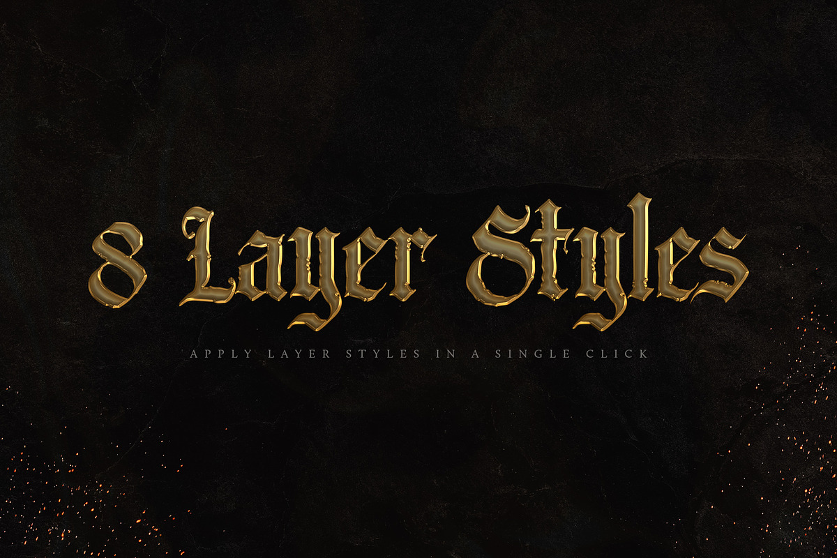 Candelabra Font + Extras, a Blackletter Font by Twinbrush (Photo 16 of 20)