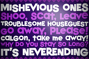 Houseguest, a Font by Pink Broccoli (Thumbnail 1 of 3)