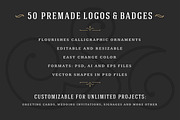 50 ornaments logos & monograms, a Branding & Logo Template by Vasya Kobelev (Thumbnail 3 of 12)