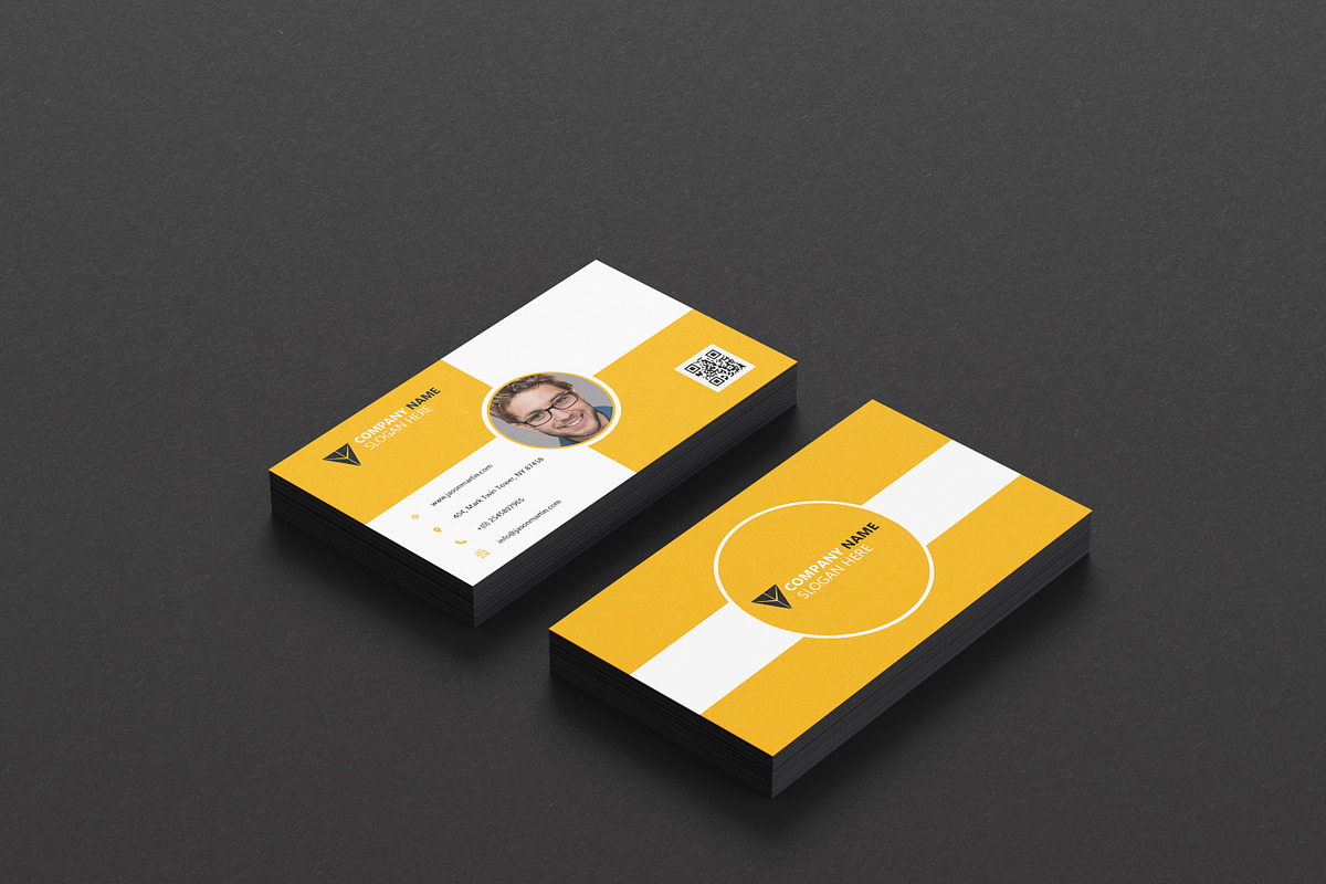 Corporate Business Card, a Business Card Template by GaiaaDesigns (Photo 4 of 4)