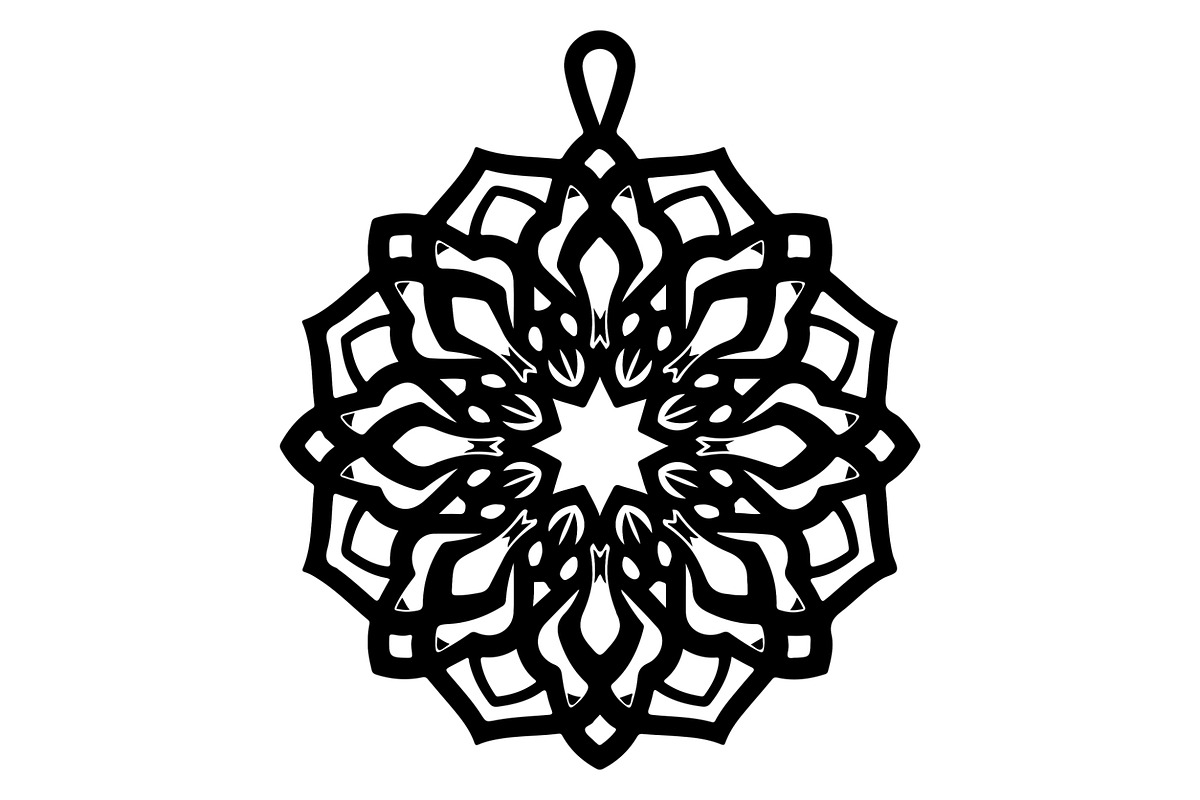 Ornamental Mandala and Lotus Vector, a Decorative Illustration by balal (Photo 10 of 16)