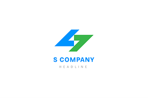 S Arrow Logo Template.