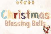 Christmas Blessing Bells - Handwritt, a Handwritten Font by Charmingbear59.design (Thumbnail 1 of 5)