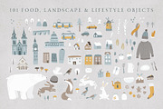 Scandi Christmas maps, cards creator, an Animal Illustration by Tabita's shop (Thumbnail 4 of 17)