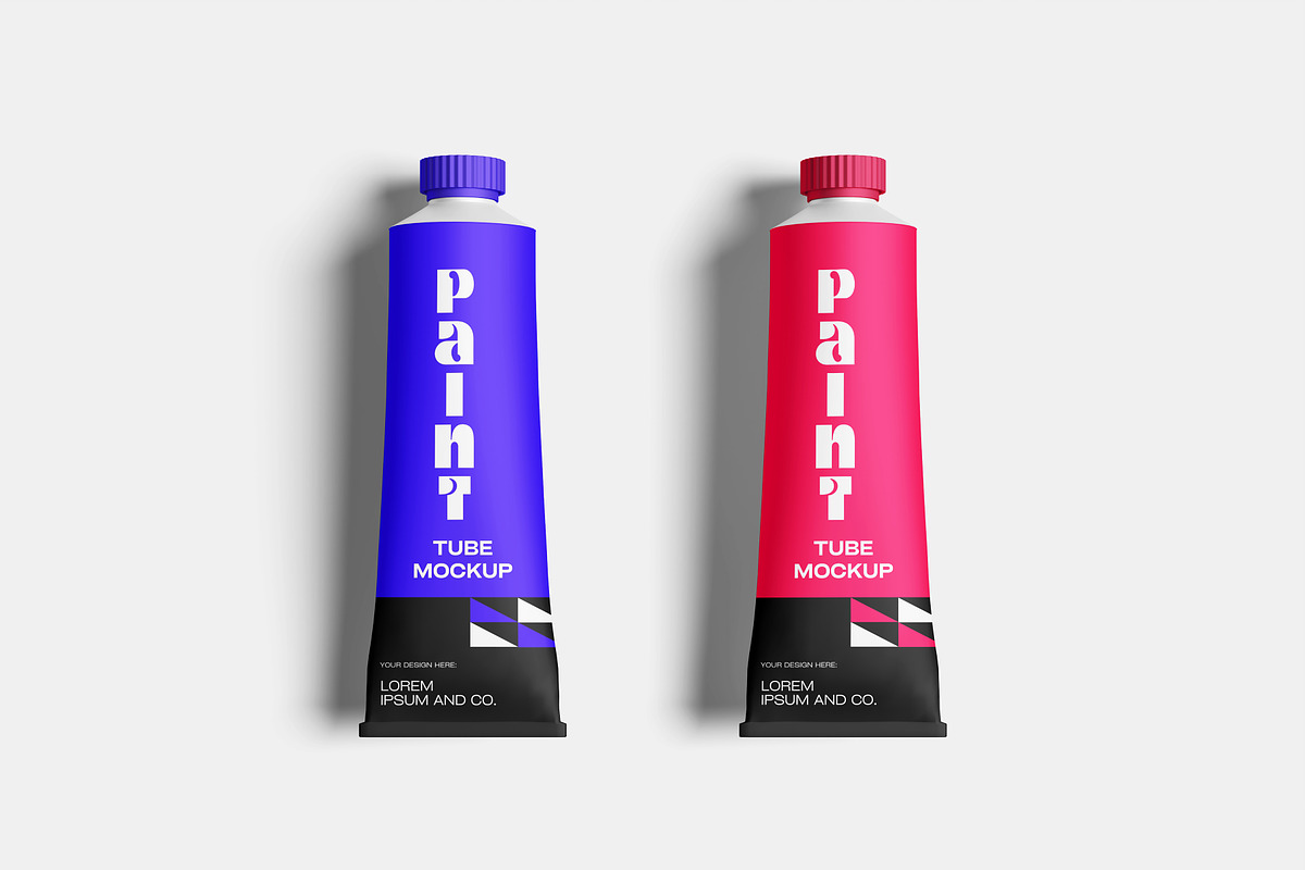 Paint Tube Mockup, a Packaging Mockup by Hazzpro_Std (Photo 4 of 5)