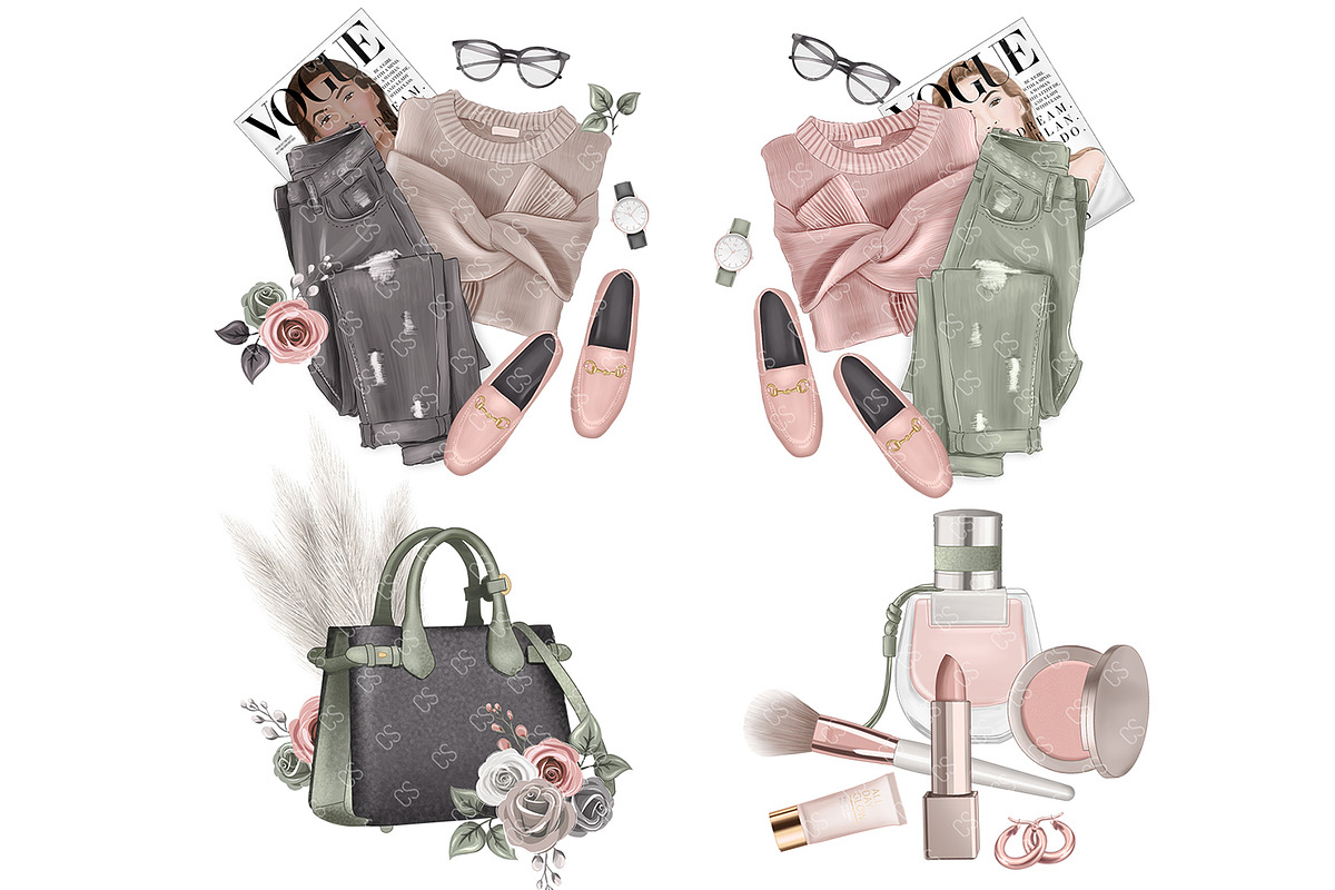 Fashion Illustrations, cozy fashion, an Illustration by Collart Studio (Photo 9 of 10)