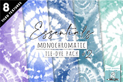 Monochromatic Tie Dye Pack 2, a Pattern Graphic by Lindy_doodle (Thumbnail 1 of 9)
