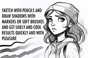 Procreate Brushes For Drawing, a Brush Add-On by Easy Procreate (Thumbnail 7 of 10)