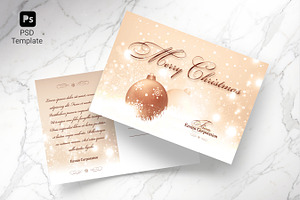 Merry Christmas Postcard Photoshop