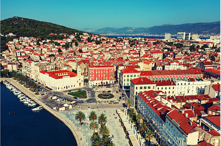 View to Split, Croatia, an Architecture Photo by Nature and travel