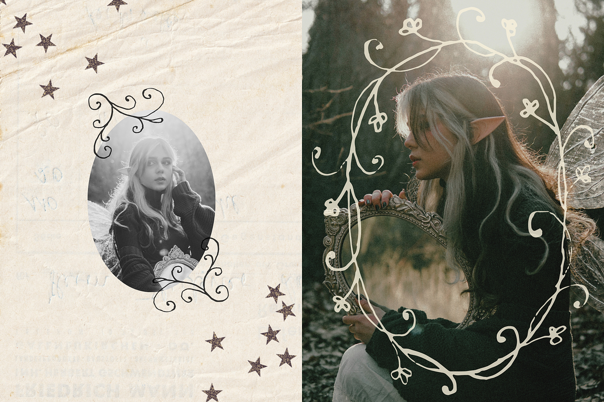 Imperfect Frames & Borders, a Decorative Illustration by Veronika Gotovceva (Photo 5 of 9)