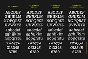 UT Symbold - A Unique Display Font, a Sans Serif Font by Universitype (Thumbnail 3 of 13)