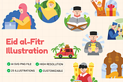 Eid al-Fitr Illustration, an Object Graphic by Illustrava (Thumbnail 8 of 8)