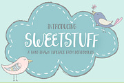 Sweetstuff Typeface + Bonus Doodles, a Font by Jodi Van der Kruik (Thumbnail 1 of 8)