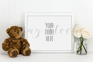 Children's White Frame Mock Up
